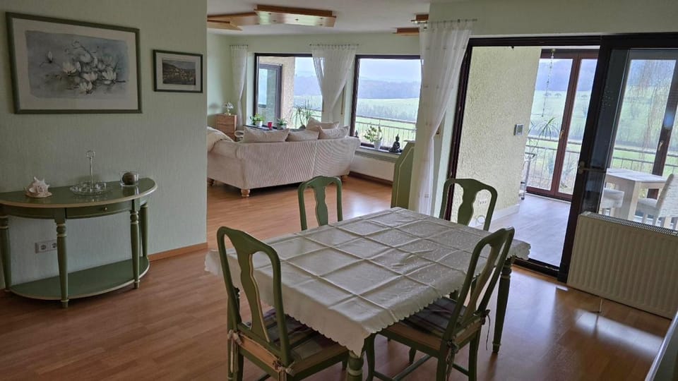 View (from property/room), Living room, Photo of the whole room, Dining area