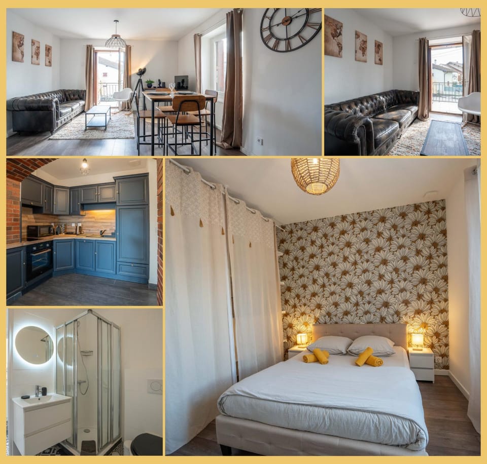 Le Brick & Wood I T2 I Annemasse Apartment in Annemasse