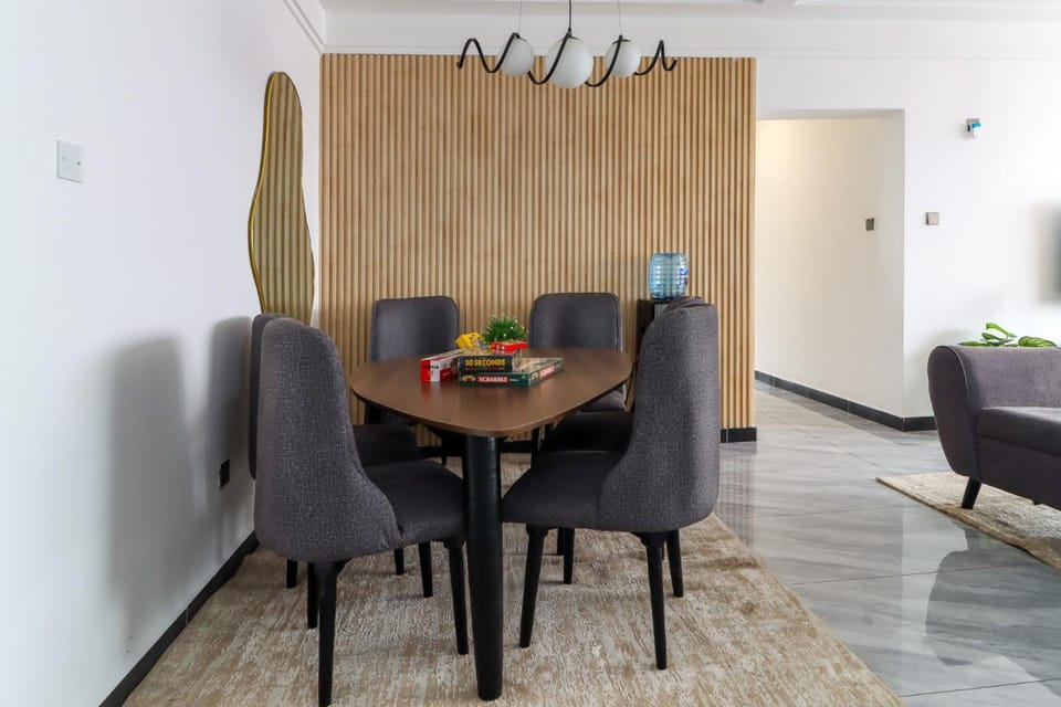newly furnished three bedroom apartment with swimming pool fully equipped gym children playground ample parking space and unbeatable scenic city views Apartment in Nairobi