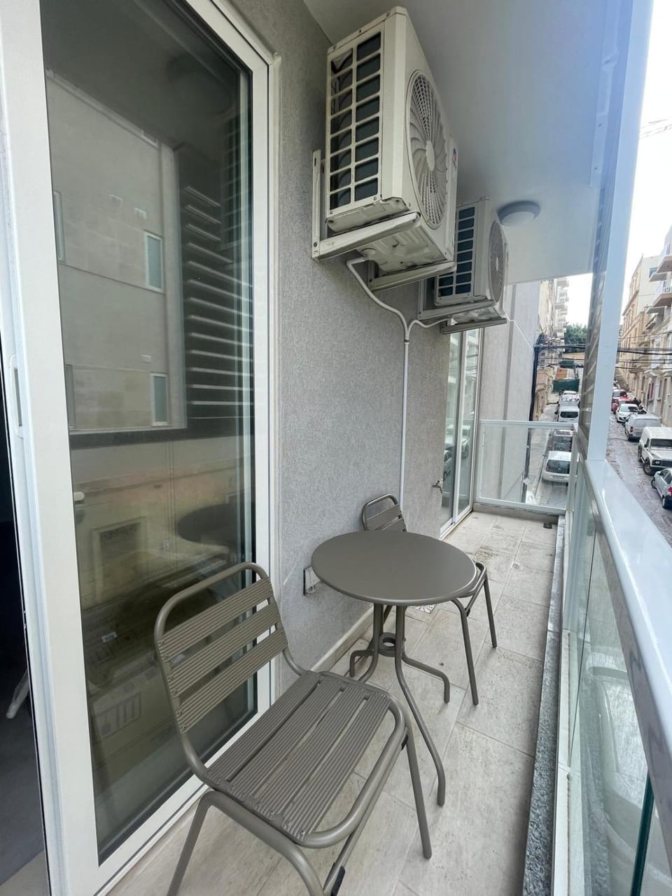 Patio, Day, View (from property/room), Balcony/Terrace, Kitchen or kitchenette, Dining area, air conditioner