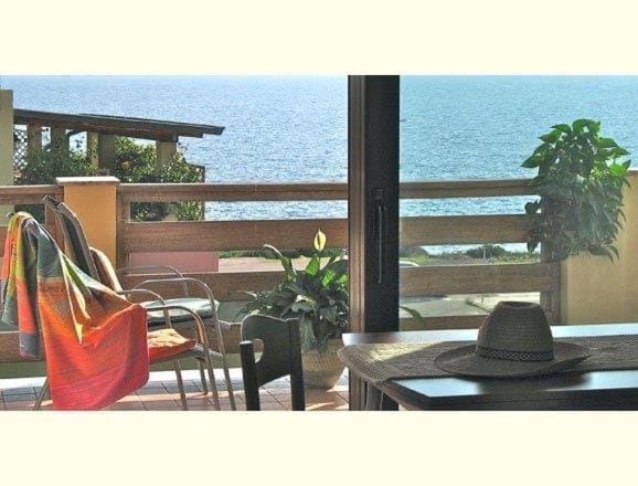Patio, Day, Natural landscape, View (from property/room), Balcony/Terrace, Living room, Seating area, Dining area, Sea view