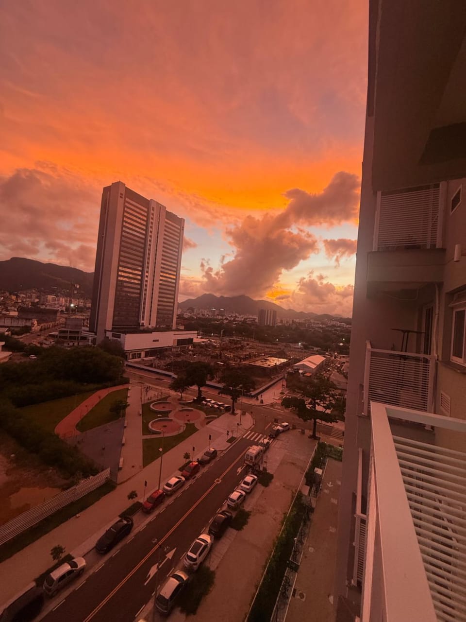 Property building, Natural landscape, Sunset