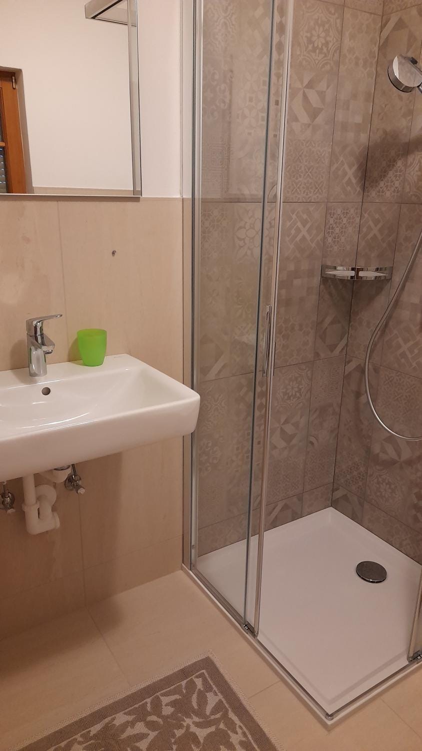 Bathroom, Living room