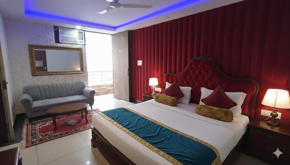 Bed, TV and multimedia, Living room, Photo of the whole room, Seating area, Bedroom