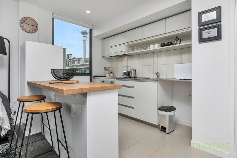 Sophisticated 1 Bedroom Living with Parking Apartment in Auckland