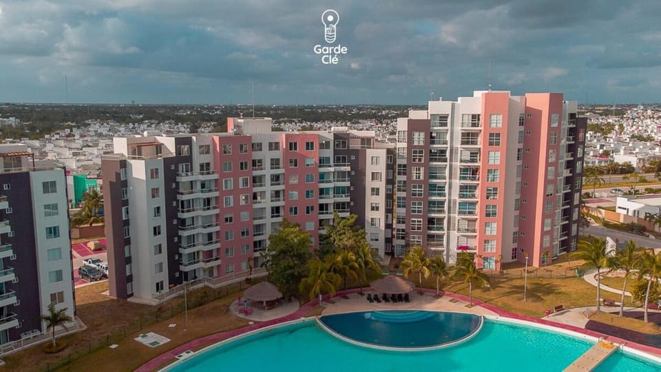 DR03 Modern Apartment with a View of the Lagoon Apartment in Cancun