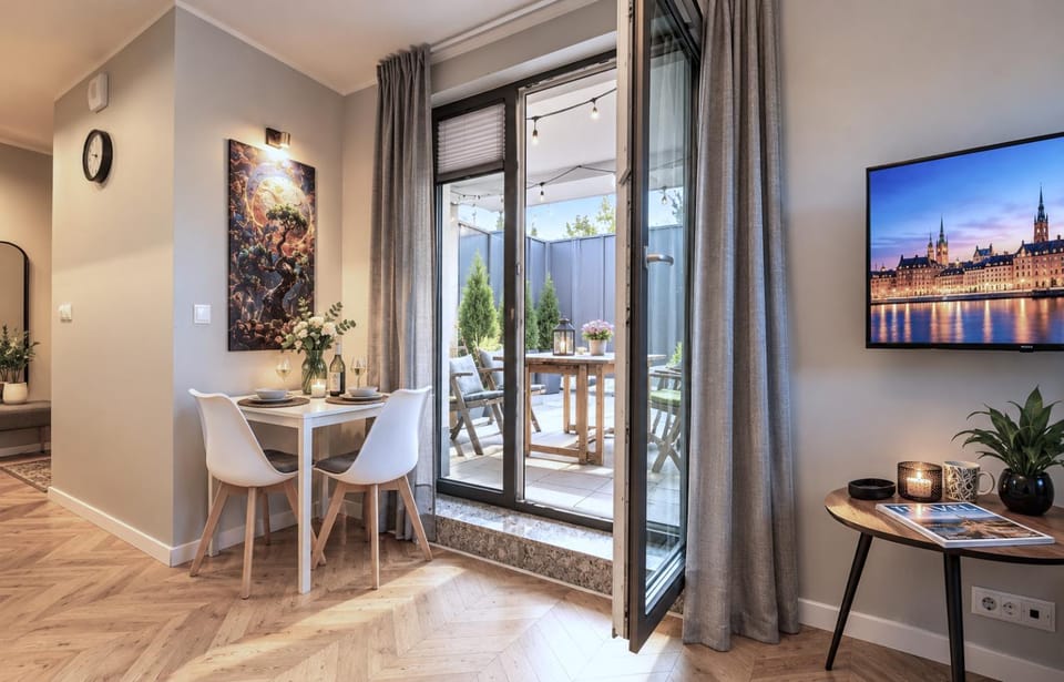 P&S Długie Ogrody 65A z prywatnym Tarasem i darmowy parking Apartment in Gdansk