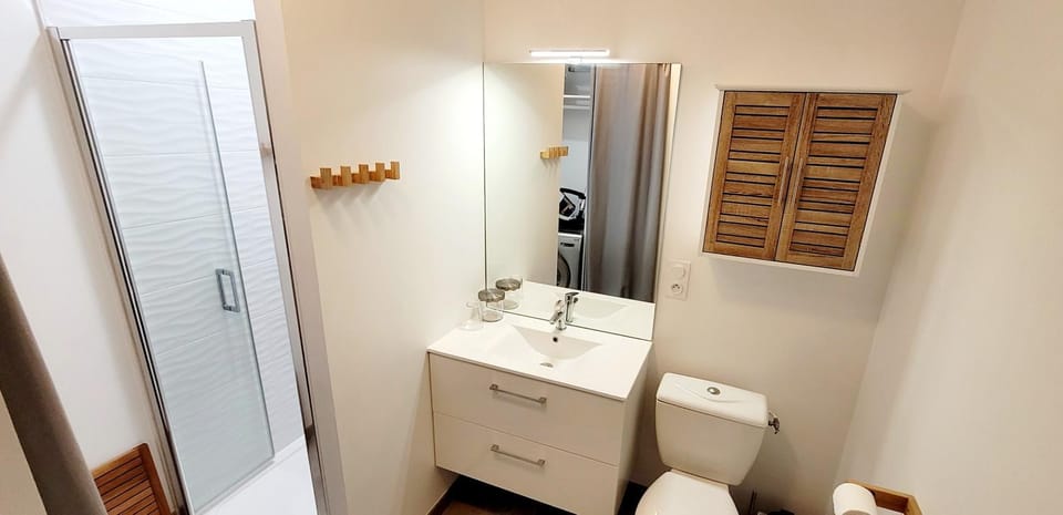 Bathroom, Living room