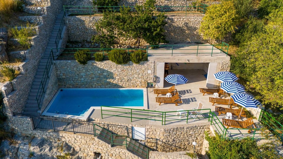 Pool view, sunbed