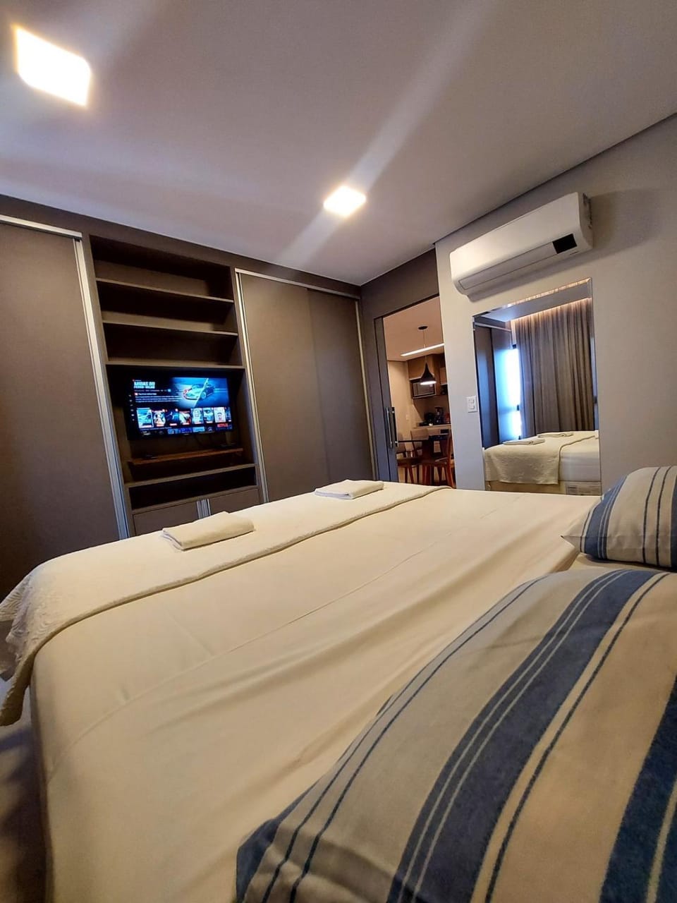 Refúgio Tranquilo e Elegante no Prime Flat Apartment in Campo Grande
