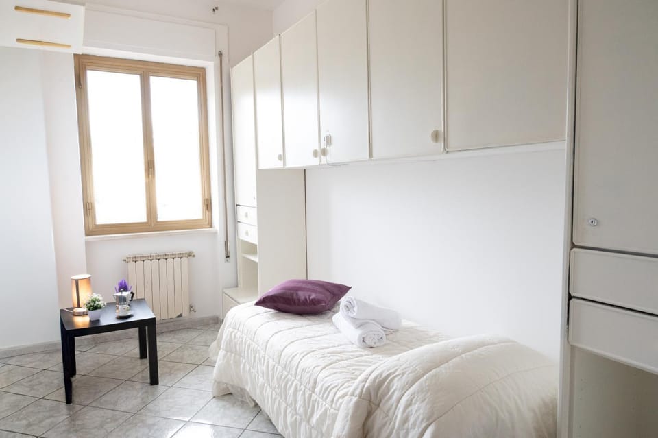 Bed, Photo of the whole room, Bedroom, towels, wardrobe
