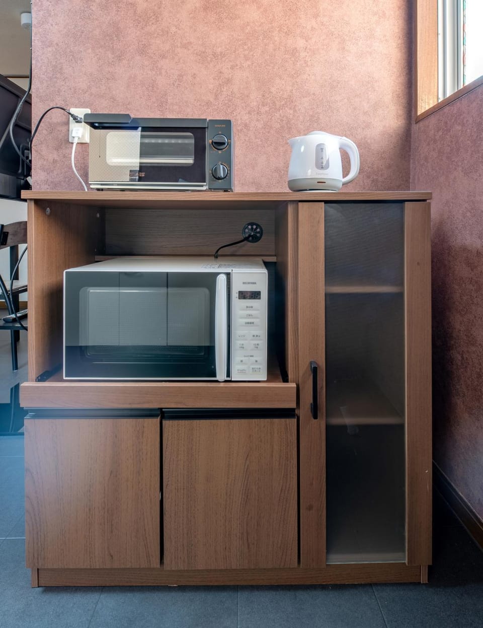 microwave, toaster
