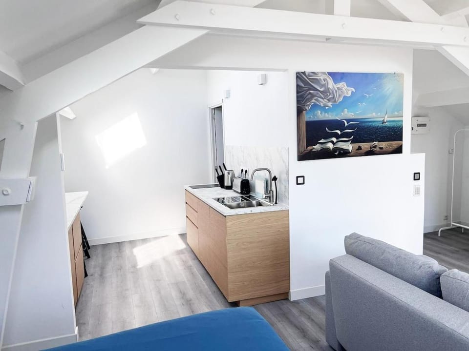 Dali Loft 40m2 Seine view 15 min from Paris Apartment in Île-de-France