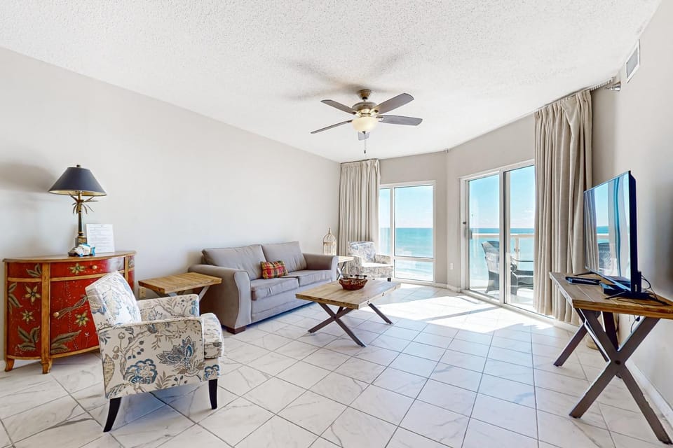 Gulf Front Condo with Onsite Pools Fitness Center Dry Sauna and WiFi House in Pensacola Beach