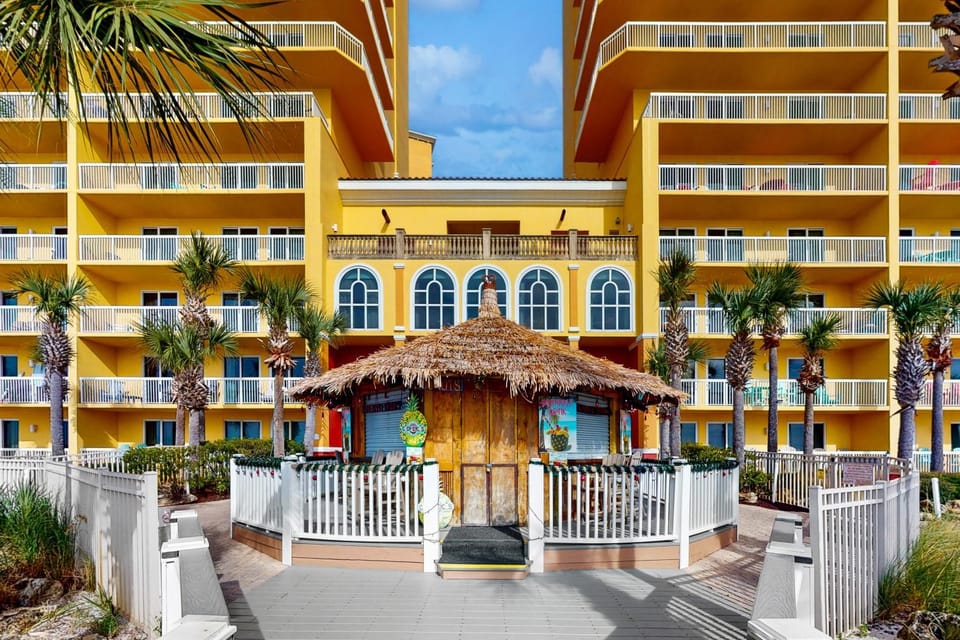 Beachfront condo with pool gym beach access Gulf views balcony AC House in Panama City Beach