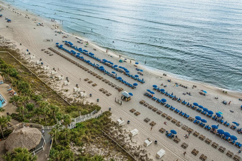 Gulf-view condo with pools & balcony - walk to Pier Park House in Panama City Beach