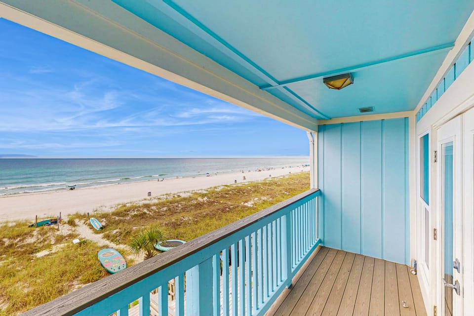 Beautiful beachfront townhome large deck and beach access House in Panama City Beach