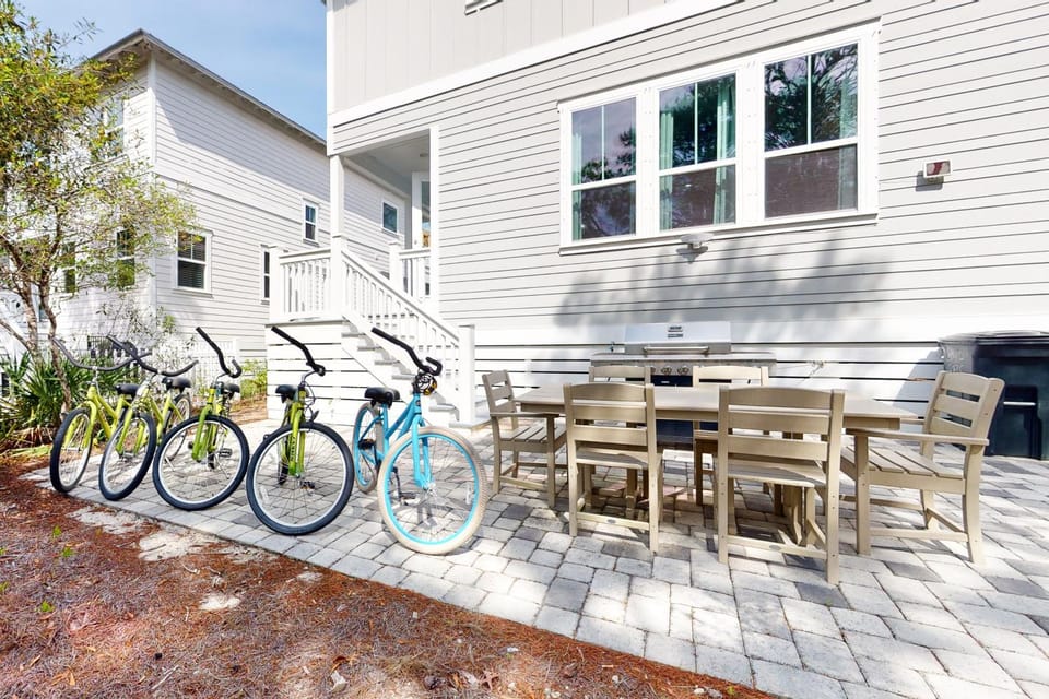 Lovely Two-Story Home with Porches Access to Pool & Dock House in Inlet Beach