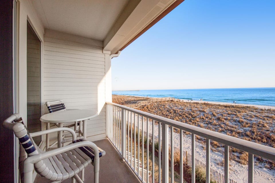 Blissful Coastal Condo with Shared Pool Ocean View Easy Beach Access & WiFi House in Pensacola Beach