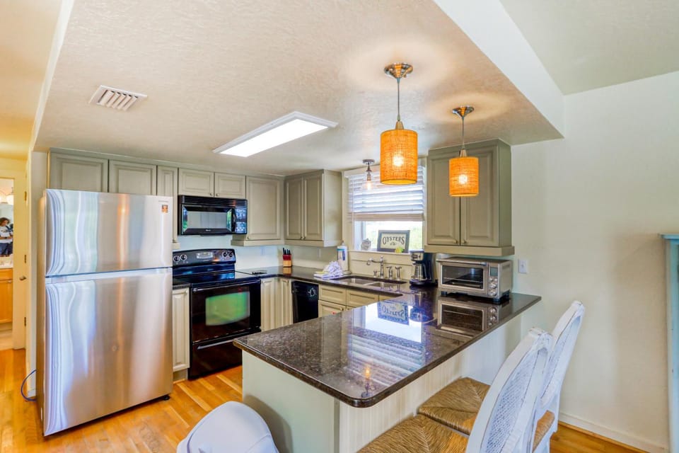 Dog-friendly Gulf-view home with pool decks WiFi & WD - walk to beach House in South Walton County