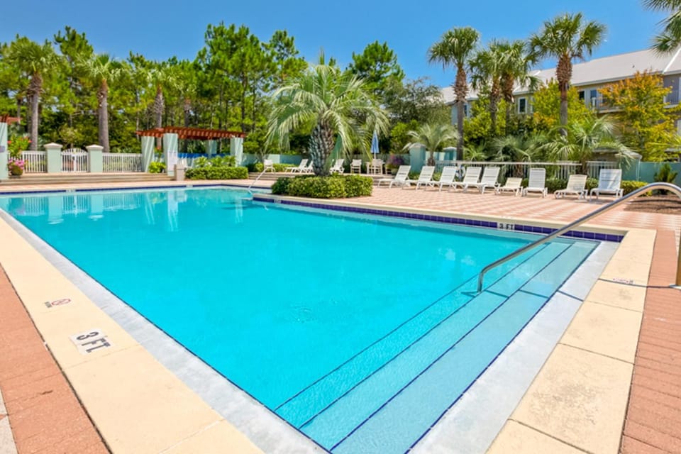 3rd-floor studio with Gulf view balcony pool & tennis Apartment in South Walton County