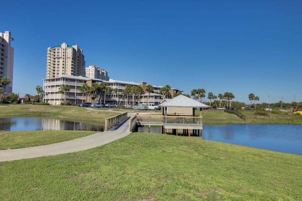 Ground-floor condo with pool hot tub & patio - walk to beach House in Perdido Key