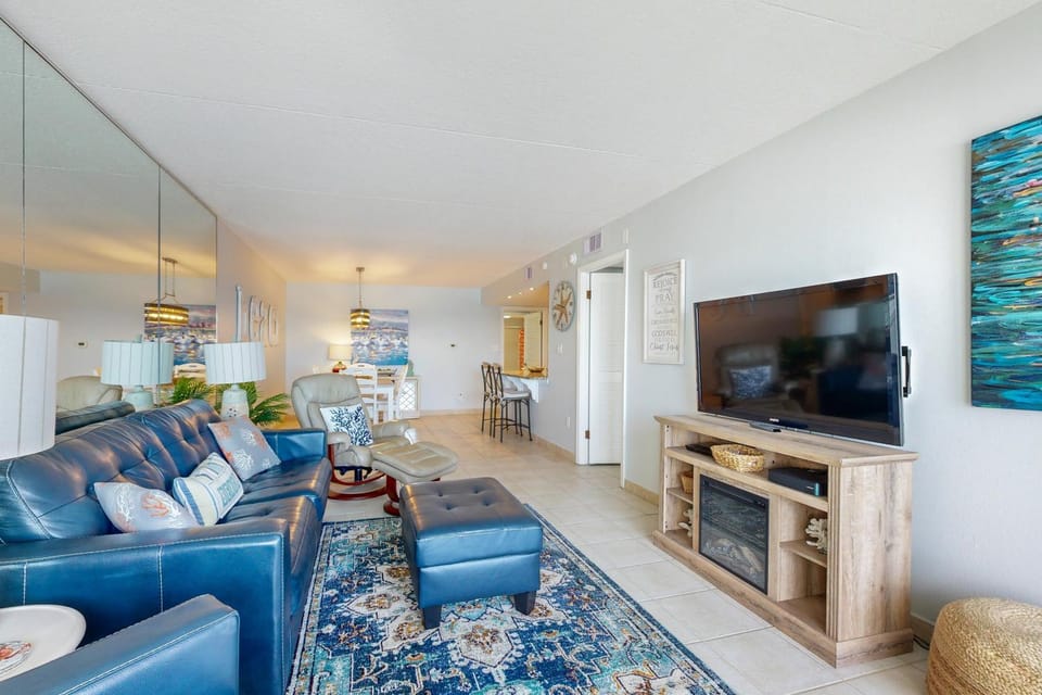 Gulf-front escape with pool balcony view amazing beach access & tennis House in Okaloosa Island