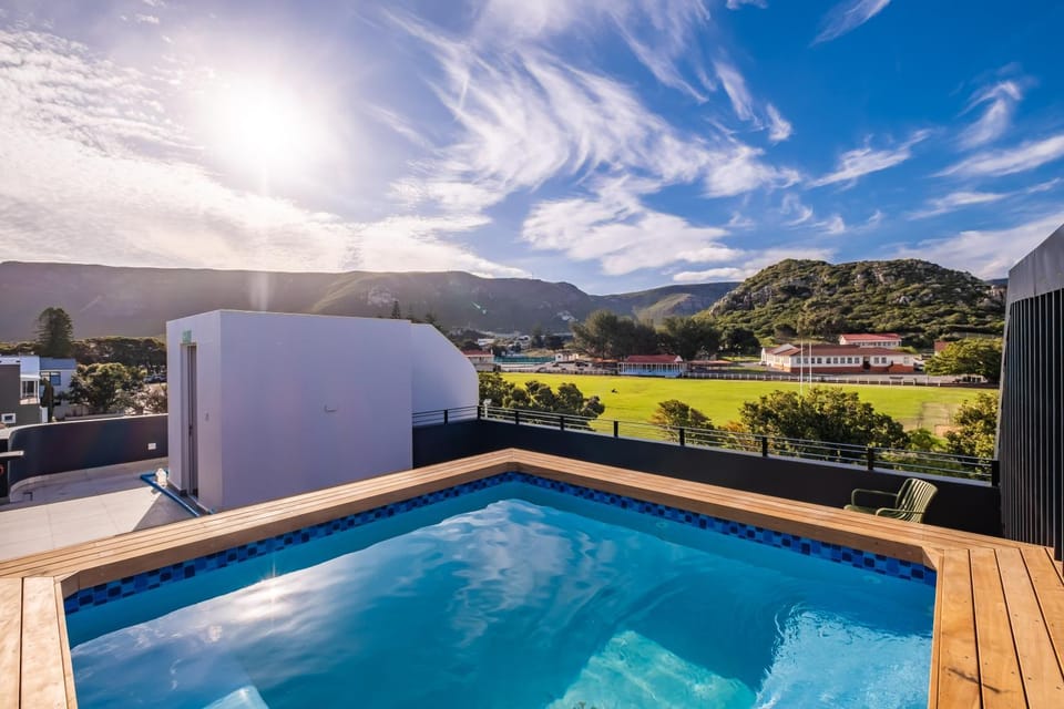 Nearby landmark, Natural landscape, Mountain view, Pool view, Swimming pool