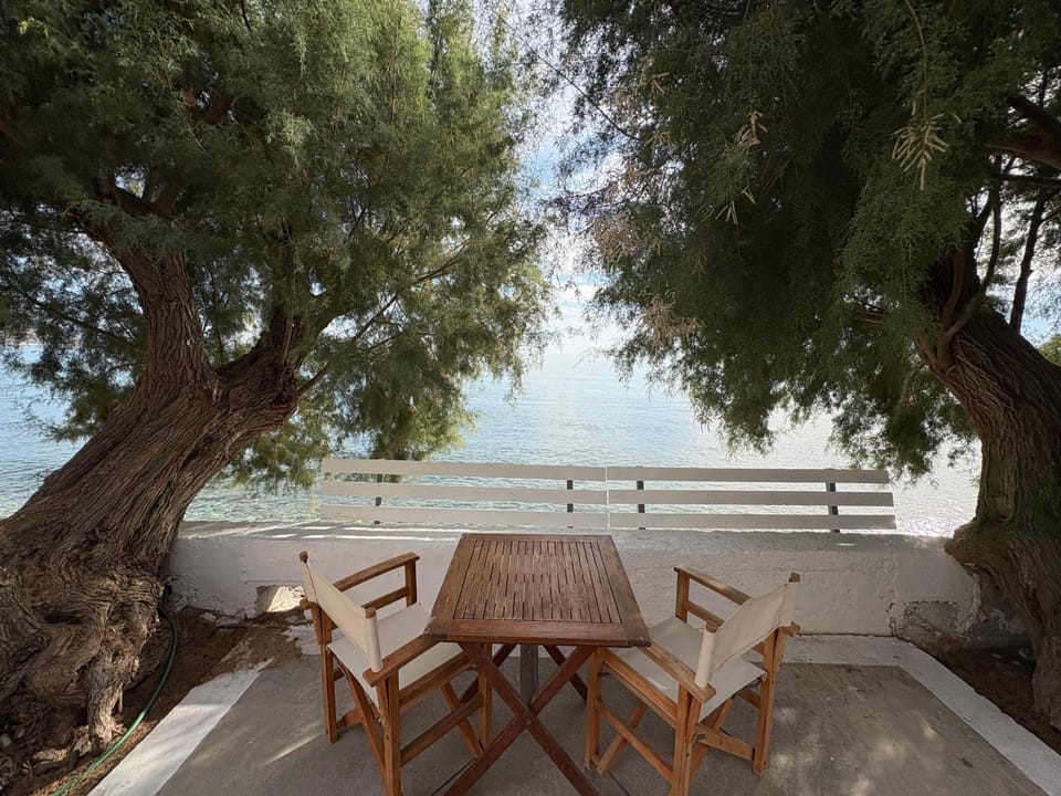 Patio, Day, Natural landscape, View (from property/room), Balcony/Terrace, Dining area, Sea view