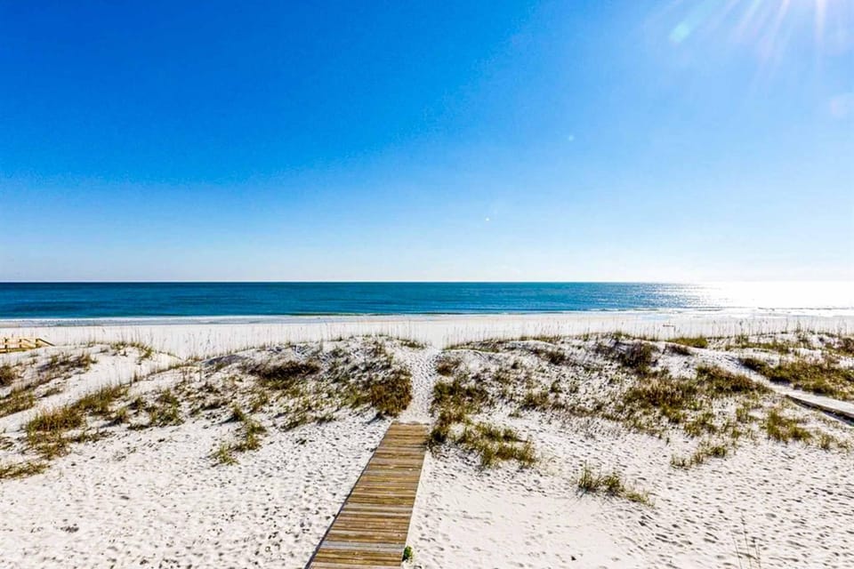 Large beachfront home with pool deck & AC - wedding-friendly House in Orange Beach