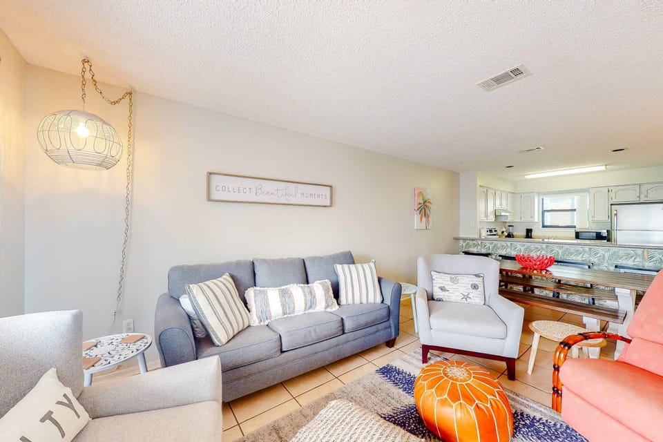 Calming water view condo with full kitchen balcony pool & TV - close to park House in Orange Beach