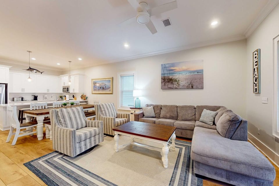 New home near the beach with on-site pool hot tub private balcony & W&D House in West Beach