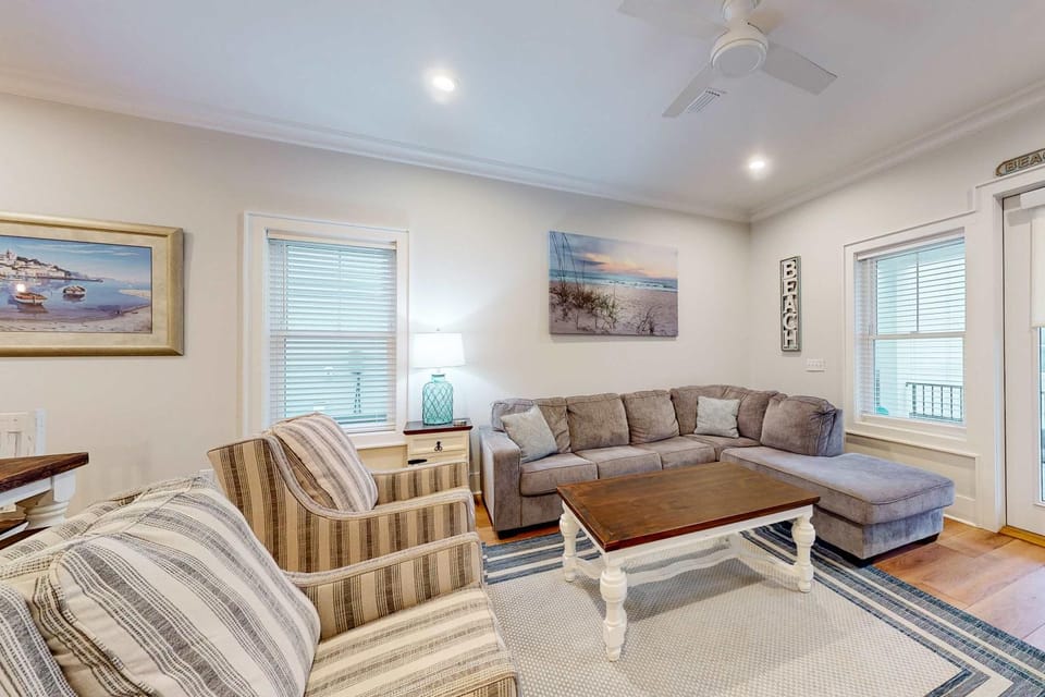 New home near the beach with on-site pool hot tub private balcony & W&D House in West Beach