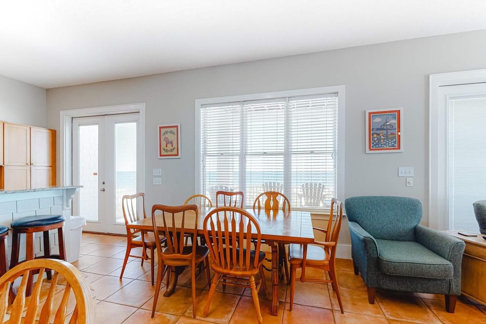 Spacious beachfront home with Gulf-view decks boardwalk & pool House in Orange Beach