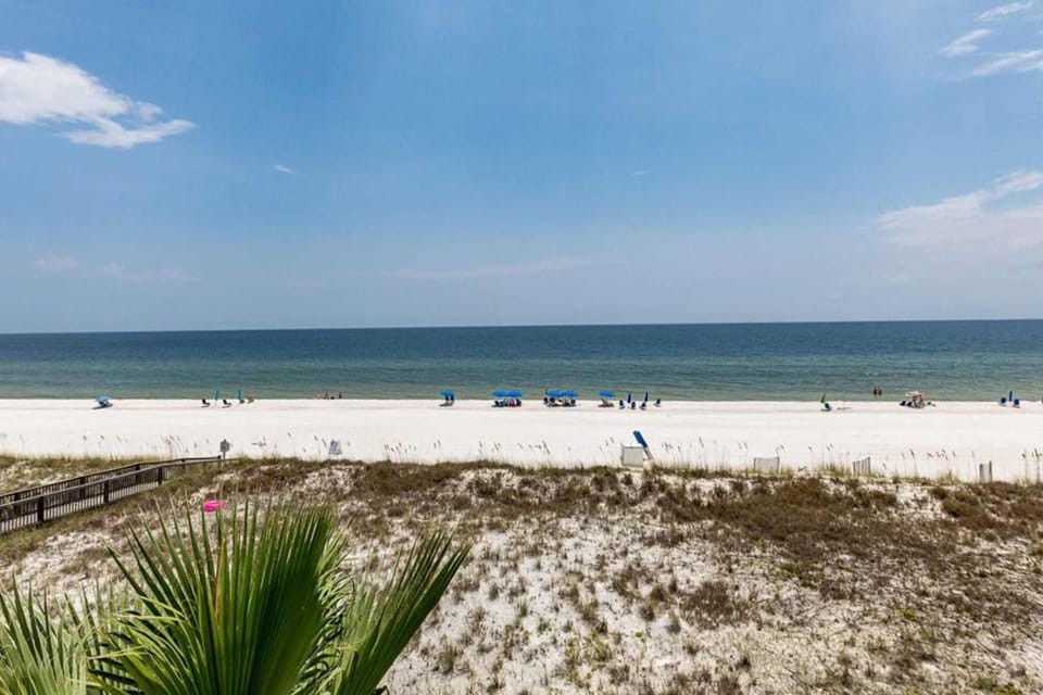 Gulf-Front condo with balcony beach access WiFi AC & outdoor pool House in Orange Beach