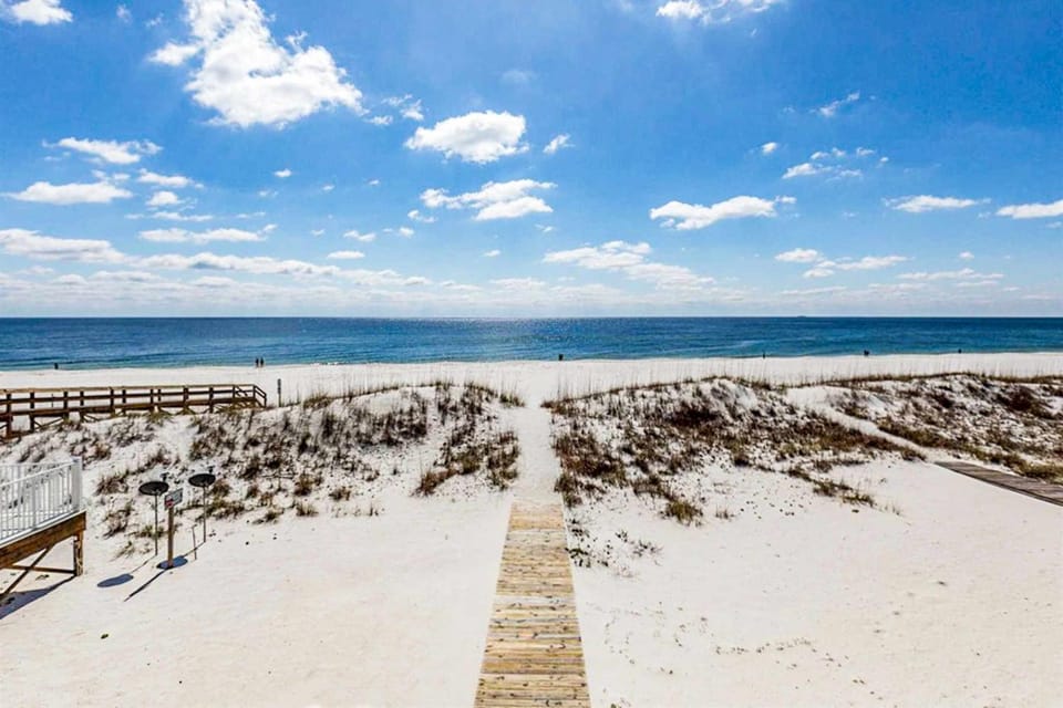 Beautiful Gulf-front home with bright interior pool free WiFi & central AC House in Orange Beach