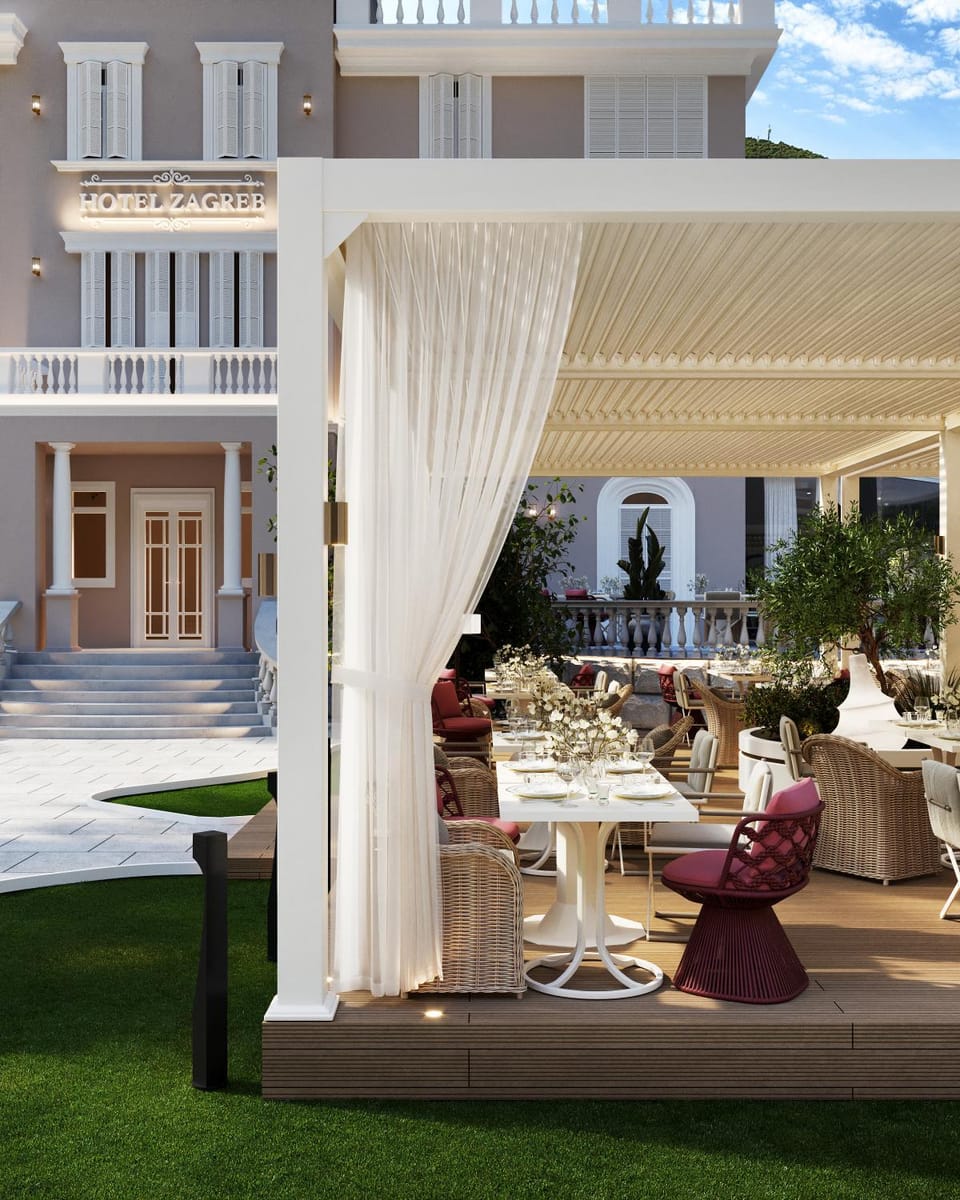 Patio, Garden, Food and drinks