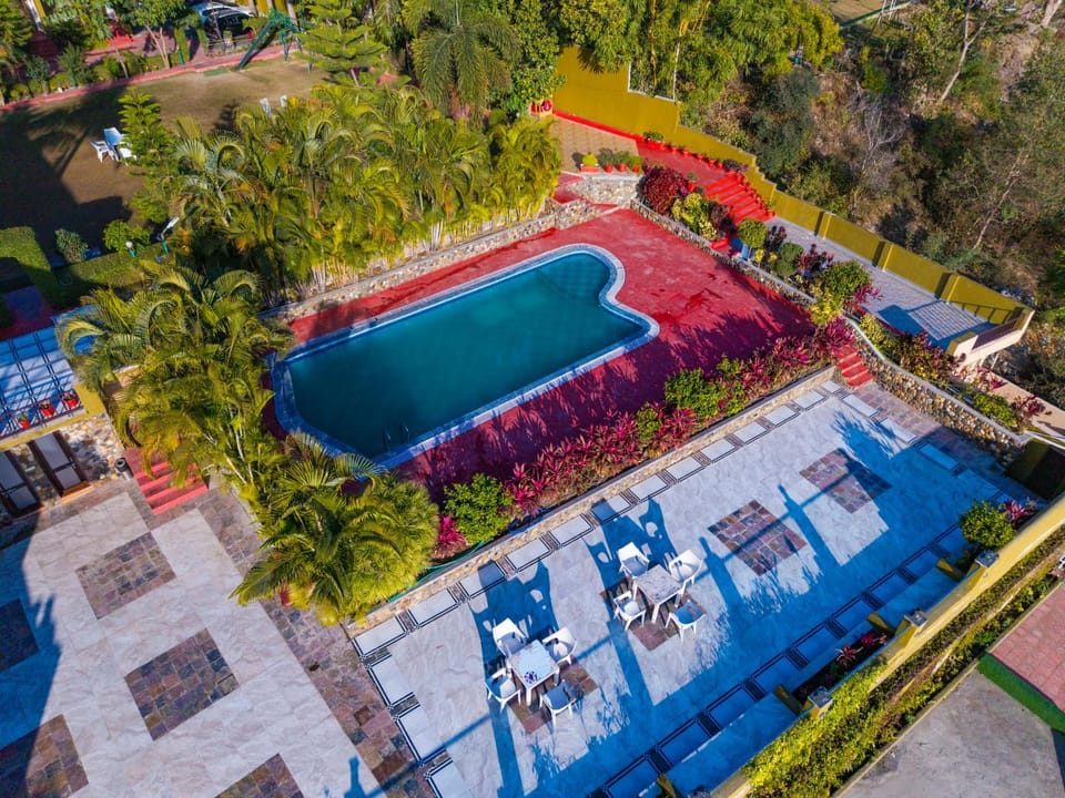 Day, Bird's eye view, Garden, Garden view, Pool view, Swimming pool, Swimming pool