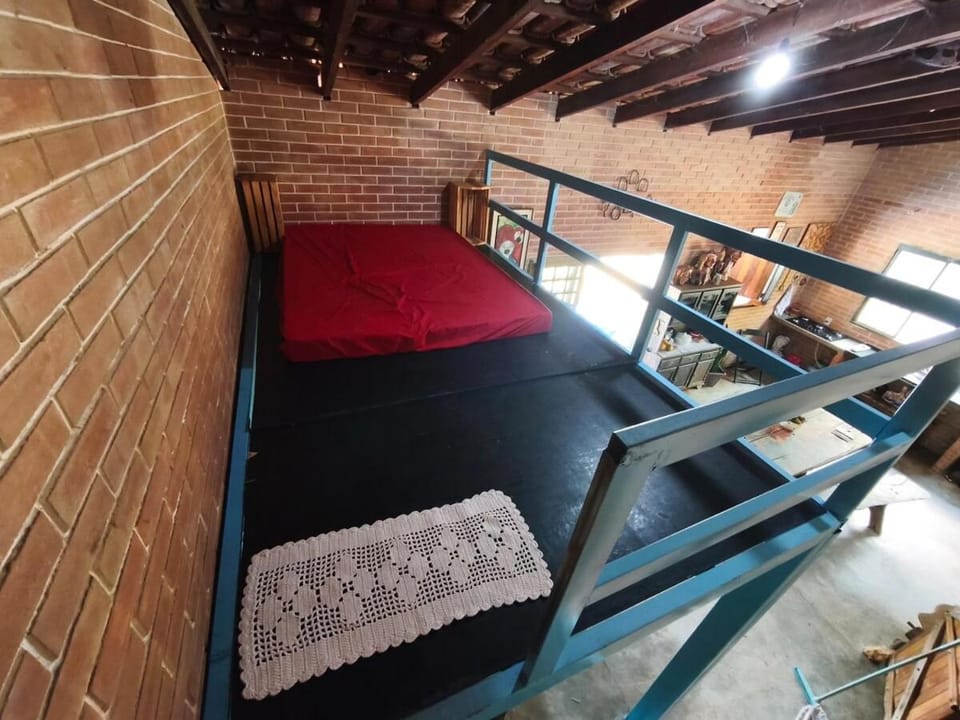 Bed, View (from property/room), Living room, Bedroom