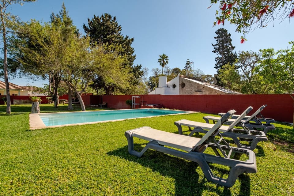 Property building, Living room, Swimming pool