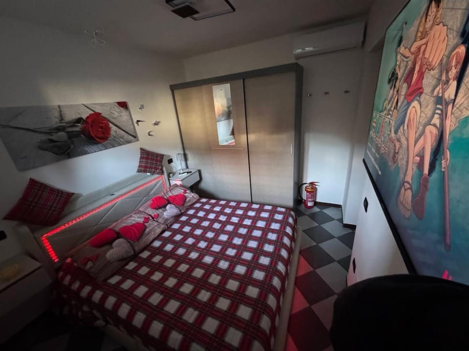 Property building, Living room, Bedroom