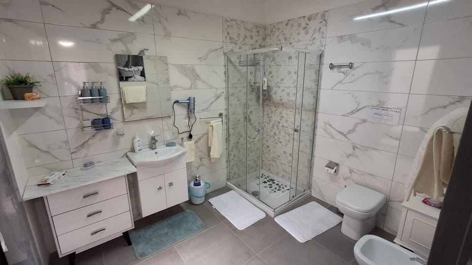 Shower, Toilet, Bathroom, bidet, towels