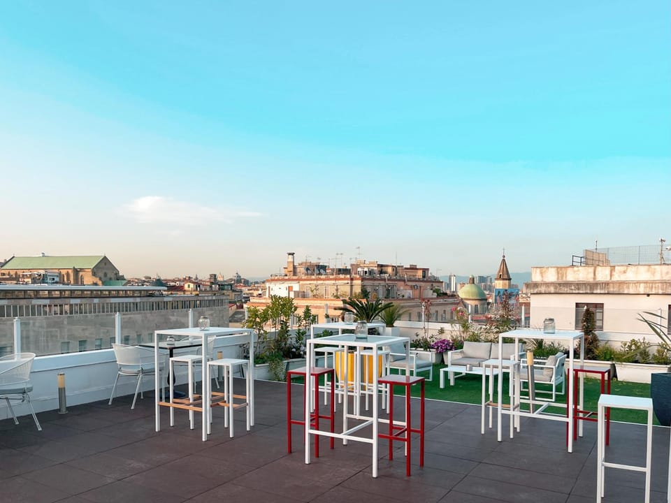 Property building, Day, View (from property/room), Balcony/Terrace, City view