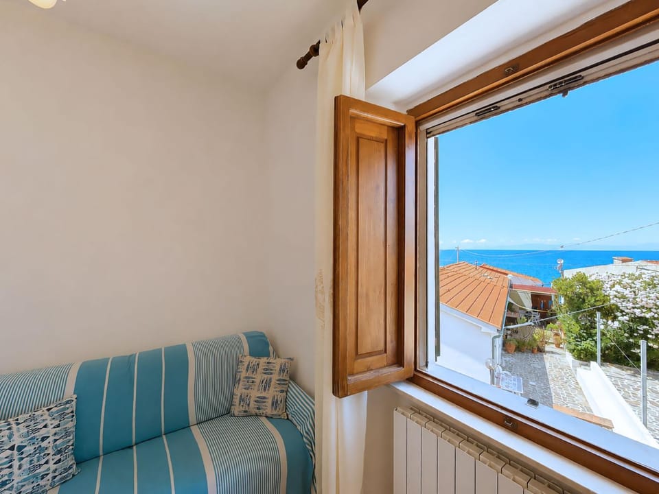 Living room, Seating area, Sea view