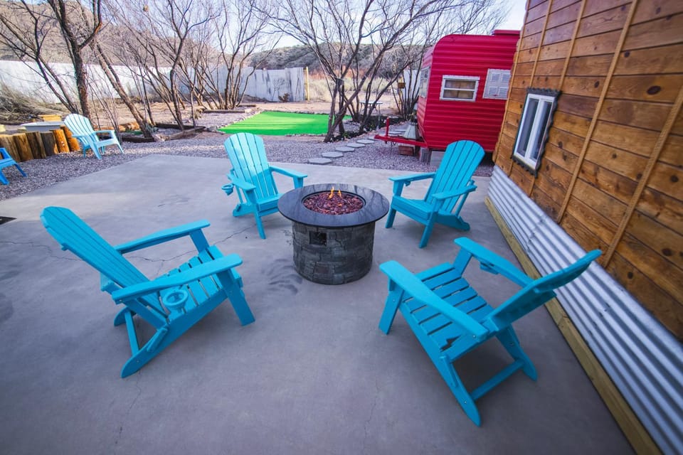 Sundancer Dream Wagon with Onsite Hot Springs House in Truth or Consequences