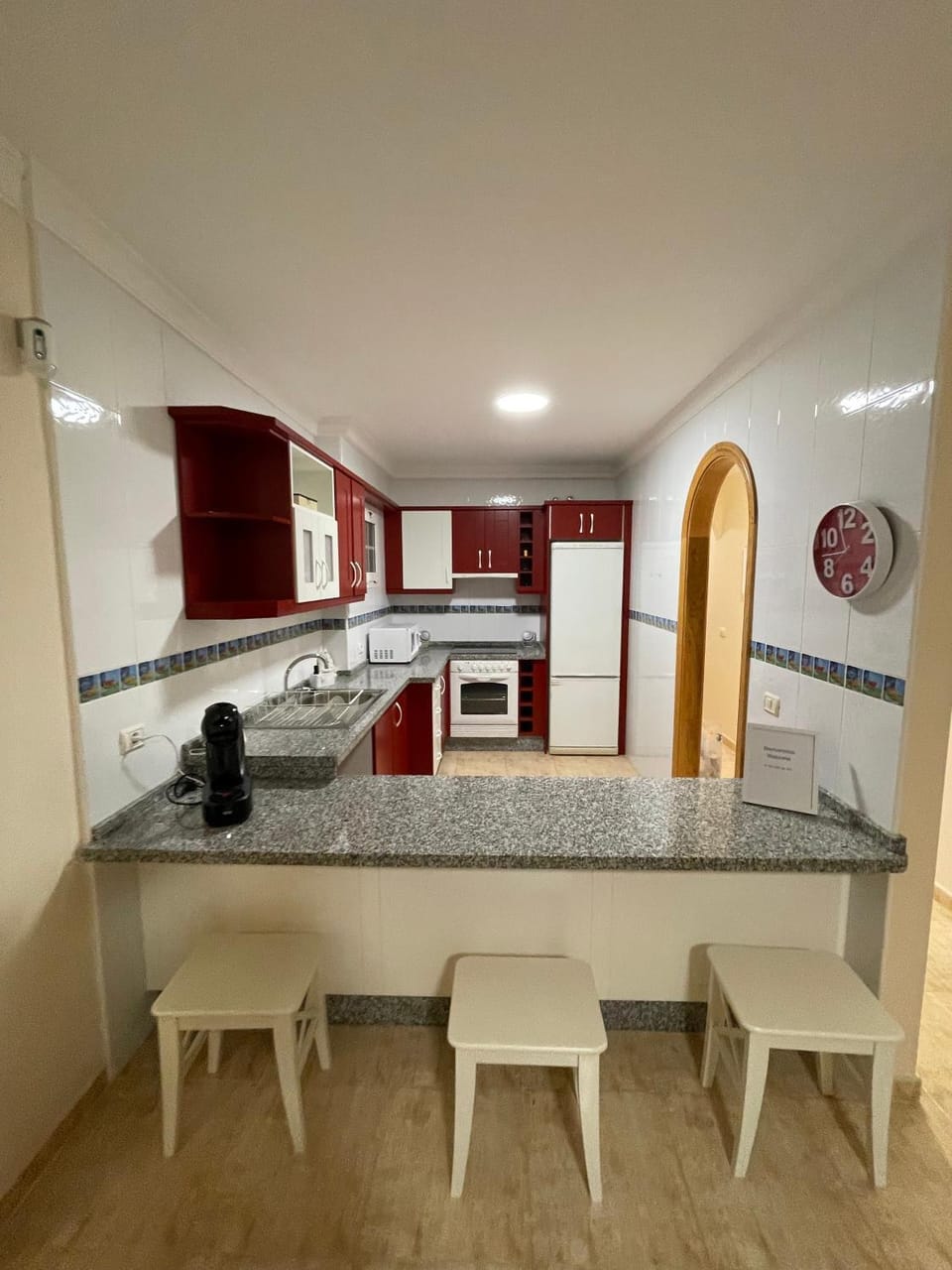 Kitchen or kitchenette, Living room