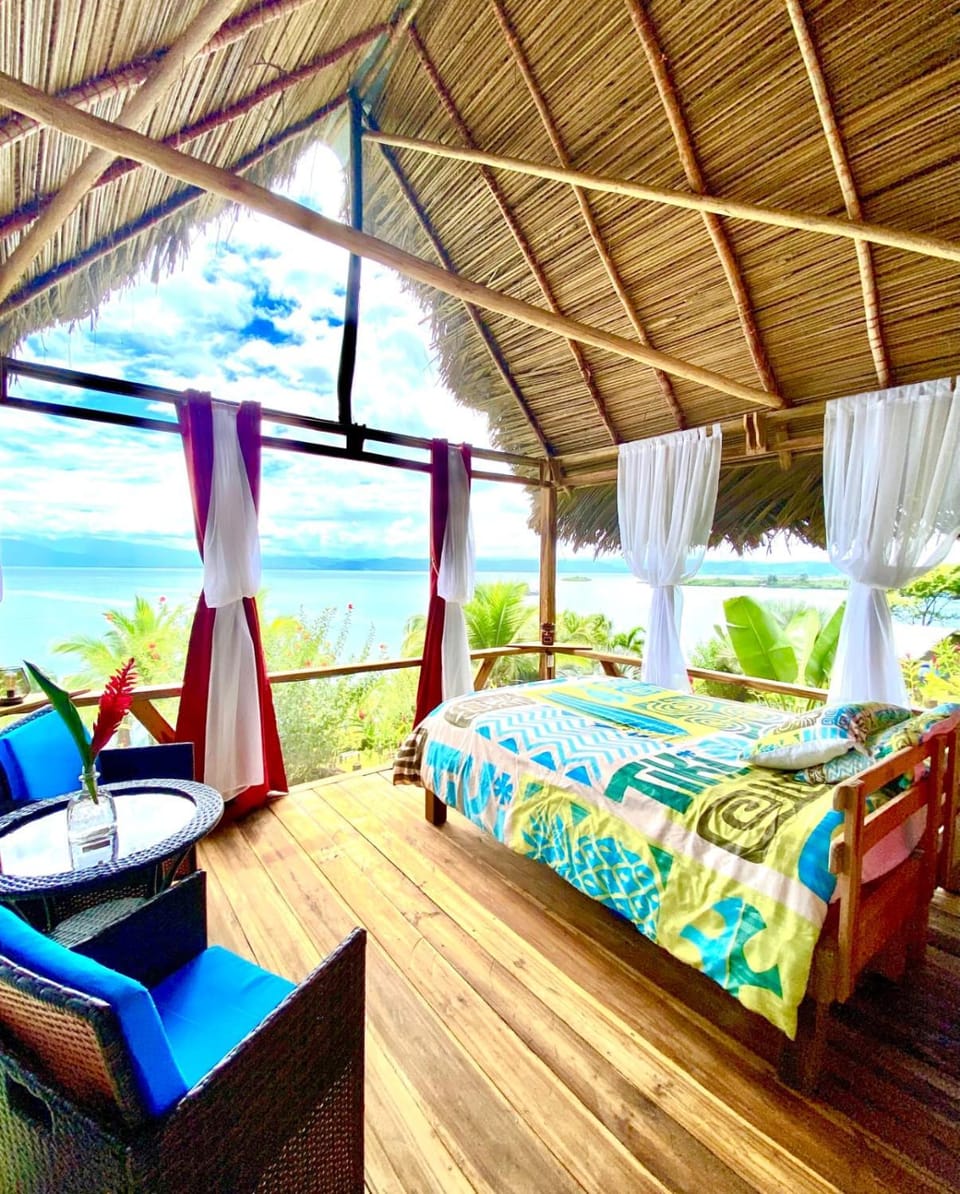 Bed, Day, Natural landscape, View (from property/room), Seating area
