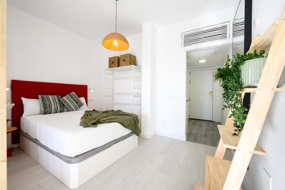 Bed, Photo of the whole room, Bedroom, towels, wardrobe