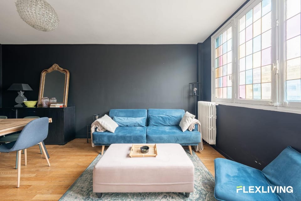 Elegant T3 3 Double Beds Paris 15th Near Parc Brassens Apartment in Paris