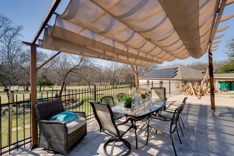 Near Joe Pool Lake! Luxe Getaway w/ Shared Pool House in Grand Prairie